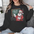 Santa Teacher 67 Math Christmas Xmas Holiday Number 67 Unisex Sweatshirt, funny design Santa Teacher 67 Math Christmas Xmas Holiday Number 67 Unisex Sweatshirt, funny design