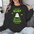 Scary Ballet Teacher Costume Halloween Lazy Easy Unisex Sweatshirt, funny design