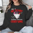 This Is My Scary Science Teacher Costume Ghost Halloween Unisex Sweatshirt, Science Teacher Gifts, funny design