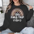 School Bus Trip Vibes Students Teachers Students Field Trip Unisex Sweatshirt, funny design School Bus Trip Vibes Students Teachers Students Field Trip Unisex Sweatshirt, funny design