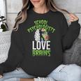 School Psychologists Love Brains Halloween Teacher Counselor Unisex Sweatshirt, funny design School Psychologists Love Brains Halloween Teacher Counselor Unisex Sweatshirt, funny design