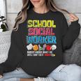 School Social Worker Teacher Caseworker Public Servant LSW Unisex Sweatshirt, funny design