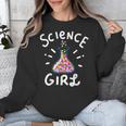 Science Girl Chemistry Biology Student Teacher Unisex Sweatshirt, Science Teacher Gifts, funny design
