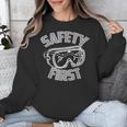 Science Teacher Shirt Safety First STEM STEAM Shirt Unisex Sweatshirt, Science Teacher Gifts, funny design