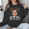 Science Teacher Squad Reindeer Christmas Teacher Xmas Lights For Men Women Unisex Sweatshirt, Science Teacher Gifts, funny design