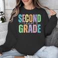 Second Grade Team Heart Teacher Student Back To School Girls Unisex Sweatshirt, funny design Second Grade Team Heart Teacher Student Back To School Girls Unisex Sweatshirt, funny design