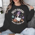 Silly Goose Spooky Teacher Club Halloween Witch Ghost Unisex Sweatshirt, funny design Silly Goose Spooky Teacher Club Halloween Witch Ghost Unisex Sweatshirt, funny design