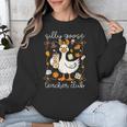 Silly Goose Teachers Club Cozy Fall Teacher Unisex Sweatshirt, funny design