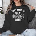 Singing Voice Singer Choir Chorus Music Teacher For Men Women Girls Kids Unisex Sweatshirt, funny design Singing Voice Singer Choir Chorus Music Teacher For Men Women Girls Kids Unisex Sweatshirt, funny design