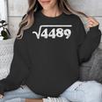 Sixty Seven 67 Meme Square Root 4489 Slang Math Teacher Unisex Sweatshirt, funny design Sixty Seven 67 Meme Square Root 4489 Slang Math Teacher Unisex Sweatshirt, funny design