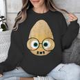 The Smart Seed Good Egg Teacher Halloween Costume Food Group Unisex Sweatshirt, funny design