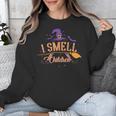 I Smell Children Wicked Cute Kindergarten Teacher Halloween Unisex Sweatshirt, funny design