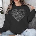 Social Emotional Learning Heart Counselor Teacher SEL Kind Unisex Sweatshirt, funny design Social Emotional Learning Heart Counselor Teacher SEL Kind Unisex Sweatshirt, funny design