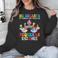 Spanish Teacher Bilingual Teacher Maestra Maestras Unisex Sweatshirt, funny design