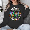Special Education Teacher SPED Squad Team Kids Men Groovy Unisex Sweatshirt, Groovy Teacher Gifts, funny design Special Education Teacher SPED Squad Team Kids Men Groovy Unisex Sweatshirt, Groovy Teacher Gifts, funny design