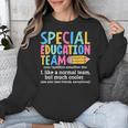 Special Education Team Definition Retro Ed Team Crew Teacher Unisex Sweatshirt, funny design