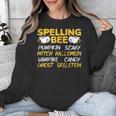 Spelling Bee Costume For a Halloween Teacher Pun Women Unisex Sweatshirt, funny design Spelling Bee Costume For a Halloween Teacher Pun Women Unisex Sweatshirt, funny design