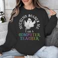 This Is My Spooky COMPUTER TEACHER Costume Don't Scare Me Unisex Sweatshirt, funny design This Is My Spooky COMPUTER TEACHER Costume Don't Scare Me Unisex Sweatshirt, funny design