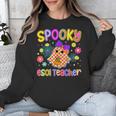 Spooky ESOL Teacher Halloween ESOL Teaching Coquette Unisex Sweatshirt, funny design Spooky ESOL Teacher Halloween ESOL Teaching Coquette Unisex Sweatshirt, funny design
