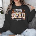 Spooky SPED Squad Special Education Teacher Halloween Ghost Unisex Sweatshirt, funny design