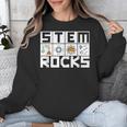 STEM Rocks Science Technology Engineering Math STEM Teacher Unisex Sweatshirt, Science Teacher Gifts, funny design STEM Rocks Science Technology Engineering Math STEM Teacher Unisex Sweatshirt, Science Teacher Gifts, funny design