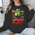 My Students Stole My Heart Teacher Holiday Merry Christmas Unisex Sweatshirt, funny design My Students Stole My Heart Teacher Holiday Merry Christmas Unisex Sweatshirt, funny design