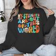 My Students Are Out Of This World Space Groovy Teacher Unisex Sweatshirt, Groovy Teacher Gifts, funny design My Students Are Out Of This World Space Groovy Teacher Unisex Sweatshirt, Groovy Teacher Gifts, funny design