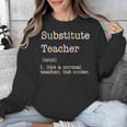 Substitute Teacher Like A Normal Teacher But Cooler Unisex Sweatshirt, funny design Substitute Teacher Like A Normal Teacher But Cooler Unisex Sweatshirt, funny design