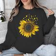 Sunflower Puzzle Pieces Autism Awareness For Mom Teacher For Women Unisex Sweatshirt, funny design
