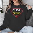 Super Heroe Maestra Espanol Spanish Super Teacher Unisex Sweatshirt, Super Teacher Gifts, funny design Super Heroe Maestra Espanol Spanish Super Teacher Unisex Sweatshirt, Super Teacher Gifts, funny design