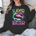 Super Teacher Back To School Apple Tie Dye First Day Unisex Sweatshirt, Super Teacher Gifts, funny design Super Teacher Back To School Apple Tie Dye First Day Unisex Sweatshirt, Super Teacher Gifts, funny design