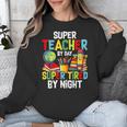Super Teacher By Day Super Tired By Night Unisex Sweatshirt, Super Teacher Gifts, funny design Super Teacher By Day Super Tired By Night Unisex Sweatshirt, Super Teacher Gifts, funny design