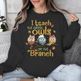 I Teach The Cutest Owls On The Branch Teacher Fall Autumn Unisex Sweatshirt, funny design I Teach The Cutest Owls On The Branch Teacher Fall Autumn Unisex Sweatshirt, funny design