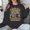 I Teach The Cutest Pre-K Pumpkin Teacher Student Halloween Unisex Sweatshirt, funny design