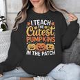 I Teach The Cutest Pumpkins Tshirt Halloween Teacher Unisex Sweatshirt, funny design I Teach The Cutest Pumpkins Tshirt Halloween Teacher Unisex Sweatshirt, funny design