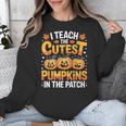 I Teach The Cutest Pumpkins Shirt Teachers Halloween Unisex Sweatshirt, funny design I Teach The Cutest Pumpkins Shirt Teachers Halloween Unisex Sweatshirt, funny design