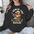 I Teach The Sweetest Duckies Teacher Rubber Duck Teaching Unisex Sweatshirt, funny design I Teach The Sweetest Duckies Teacher Rubber Duck Teaching Unisex Sweatshirt, funny design