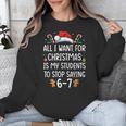 Teacher 67 Christmas Six Seven 6-7 For Men Women Humor Unisex Sweatshirt, funny design Teacher 67 Christmas Six Seven 6-7 For Men Women Humor Unisex Sweatshirt, funny design