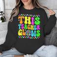 This Teacher 80s 90s Teachers's Day Glows Last Day Of School Unisex Sweatshirt, 90s Teacher Gifts, funny design This Teacher 80s 90s Teachers's Day Glows Last Day Of School Unisex Sweatshirt, 90s Teacher Gifts, funny design