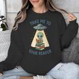 Teacher Alien Books UFO Reading Take Me To Your Reader Unisex Sweatshirt, funny design Teacher Alien Books UFO Reading Take Me To Your Reader Unisex Sweatshirt, funny design