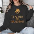 Teacher Of Dragons For Teachers Top Tee T-Shirt Unisex Sweatshirt, funny design