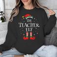 The Teacher Elf Christmas Family Matching Group Xmas Unisex Sweatshirt, funny design The Teacher Elf Christmas Family Matching Group Xmas Unisex Sweatshirt, funny design