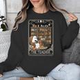 The Teacher Ghost Book Reading Books Lover Halloween Unisex Sweatshirt, funny design