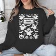 Teacher Halloween Composition Notebook Costume Halloween Unisex Sweatshirt, funny design