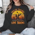 Teacher Halloween All English Teachers Love Brains Unisex Sweatshirt, English Teacher Gifts, funny design Teacher Halloween All English Teachers Love Brains Unisex Sweatshirt, English Teacher Gifts, funny design