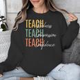 Teacher Kindness Compassion Confidence Teaching Unisex Sweatshirt, funny design Teacher Kindness Compassion Confidence Teaching Unisex Sweatshirt, funny design