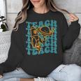 Teacher Outer Space Science Astronomy Planet Saturn Teach Unisex Sweatshirt, Science Teacher Gifts, funny design