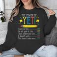Teacher Power Of Yet Cant Do This Inspirational Women Men Unisex Sweatshirt, funny design Teacher Power Of Yet Cant Do This Inspirational Women Men Unisex Sweatshirt, funny design