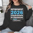 Teacher Retirement Class Of 2026 Loading Retired Unisex Sweatshirt, funny design