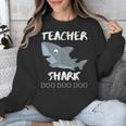 Teacher Shark Shirt Christmas Idea For Him Her Unisex Sweatshirt, funny design